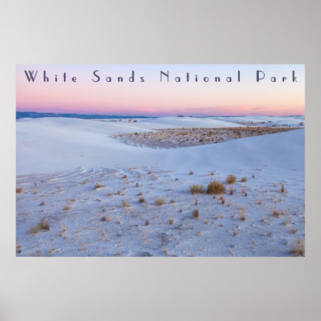 Affiche Vue à couper le souffle White Sands National Park (Devant)