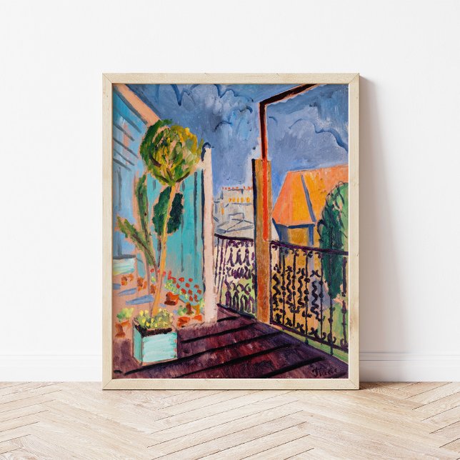 Affiche Vue à partir de la fenêtre Studio | Isaac Grünewal (Créateur téléchargé)