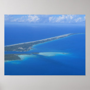 Affiche Vue aérienne de Rangiroa