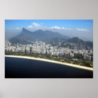 Affiche Vue aérienne de Rio de Janeiro