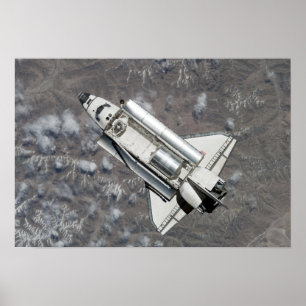 Affiche Vue aérienne de Space Shuttle Discovery