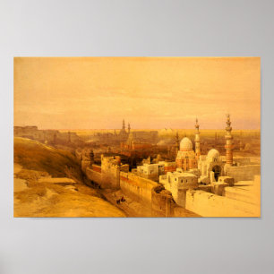 Affiche Vue d'affiche du Caire