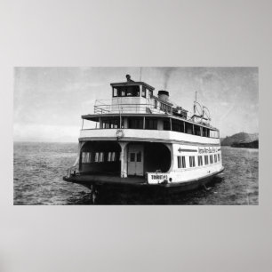 Affiche Vue d'Astoria, Orégon de photographie de Megler d