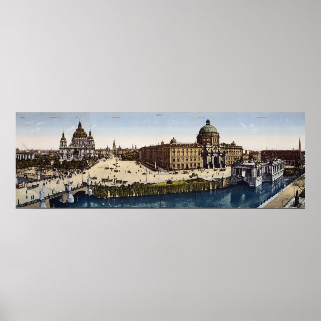 Affiche Vue de Berlin au tournant du siècle (Devant)