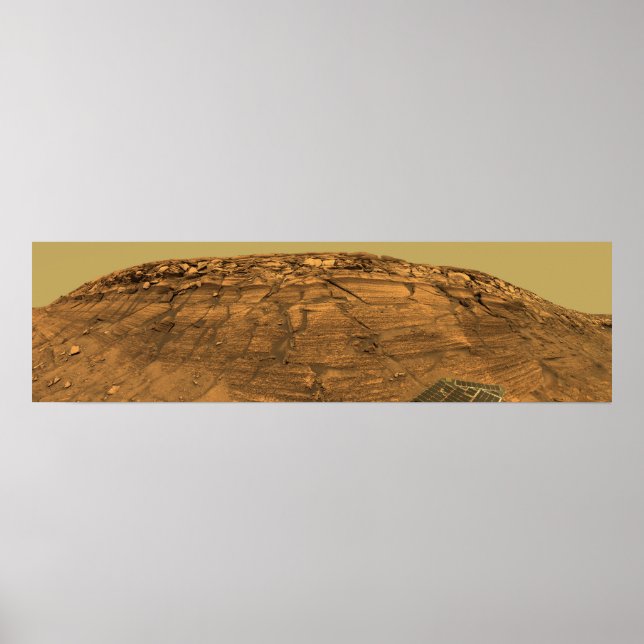 Affiche Vue de Burns Cliff sur Mars (Devant)