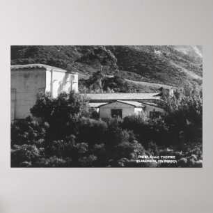 Affiche Vue de Claremont, la Californie des collines