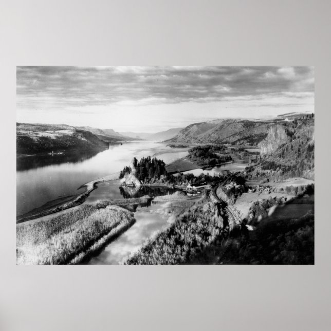Affiche Vue de Columbia Gorge (Devant)