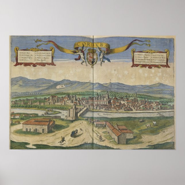 Affiche Vue de Cordoue (Devant)