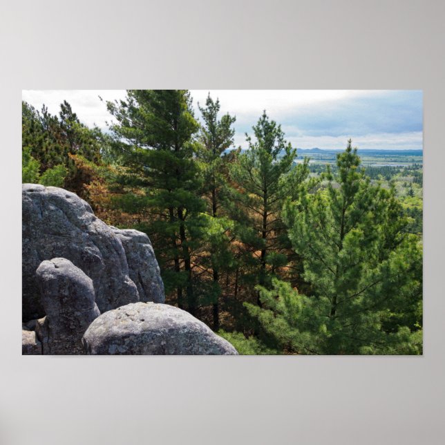 Affiche Vue de Forest Valley à Castle Mound (Devant)
