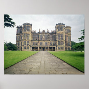 Affiche Vue de Hardwick Hall