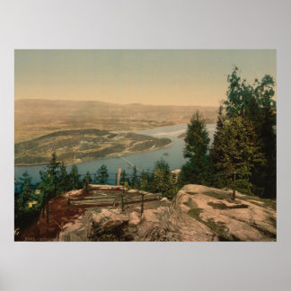 Affiche Vue de Krogkleven, Ringerike, Norvège