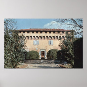 Affiche Vue de la façade, conçue pour Cosimo