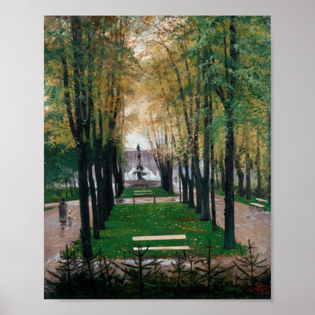Affiche Vue de la Galerie Fürstenberg | Hugo Birger (Devant)