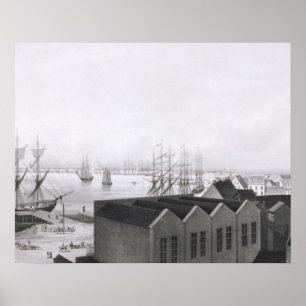 Affiche Vue de la Nouvelle-Orléans prise du Lower Cotton P