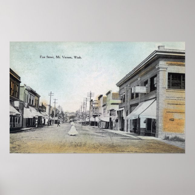 Affiche Vue de la première rue 2 (Devant)