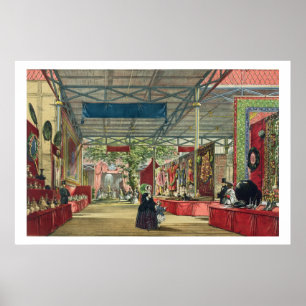 Affiche Vue de la section Inde de la Grande Exposition