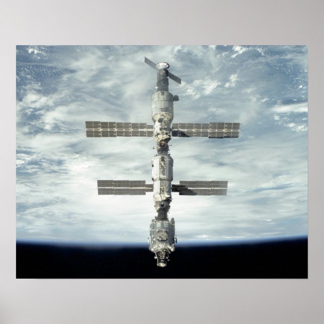 Affiche Vue de la Station spatiale internationale depuis A (Devant)