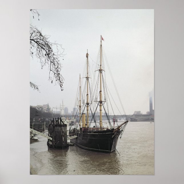Affiche Vue de la Tamise avec découverte de RRS (Devant)