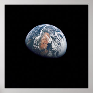 Affiche Vue de la Terre depuis Apollo 10