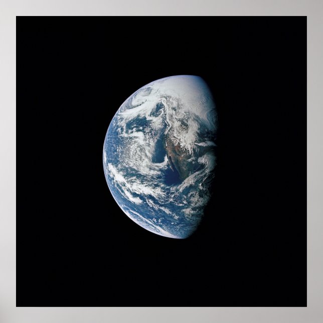 Affiche Vue de la Terre depuis Apollo 13 (Devant)
