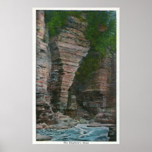 Affiche Vue de la tête de l'éléphant