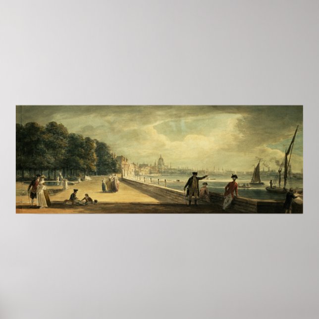 Affiche Vue de la ville (Devant)