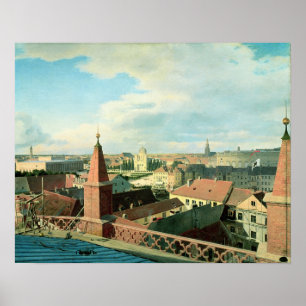 Affiche Vue de la ville de Berlin avec le musée d'Altes