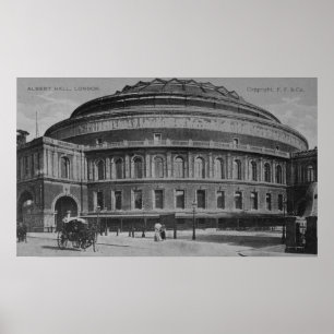 Affiche Vue de l'Albert Hall, c.1900
