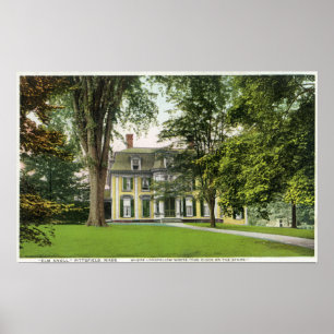 Affiche Vue de l'Elm Knoll, Longfellow Réside ici