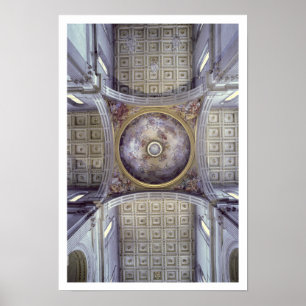 Affiche Vue de l'intérieur de la coupole, établi en 1425 -