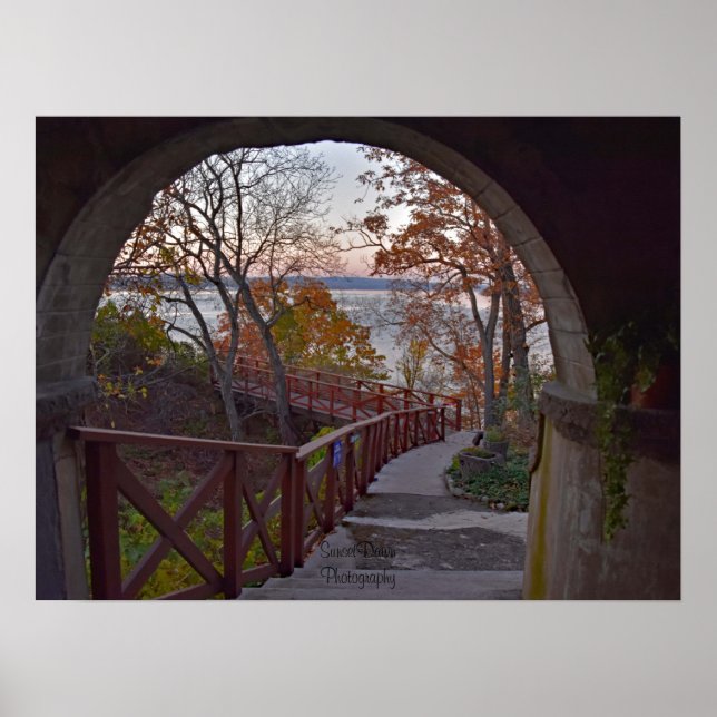 Affiche Vue de l'intérieur de la résidence Bannerman (Devant)