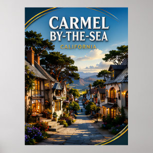 Affiche Vue de l'océan à Carmel-by-the-Sea