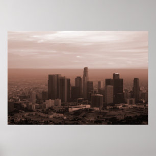 Affiche Vue de Los Angeles