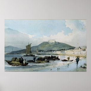 Affiche Vue de Macao, Chine
