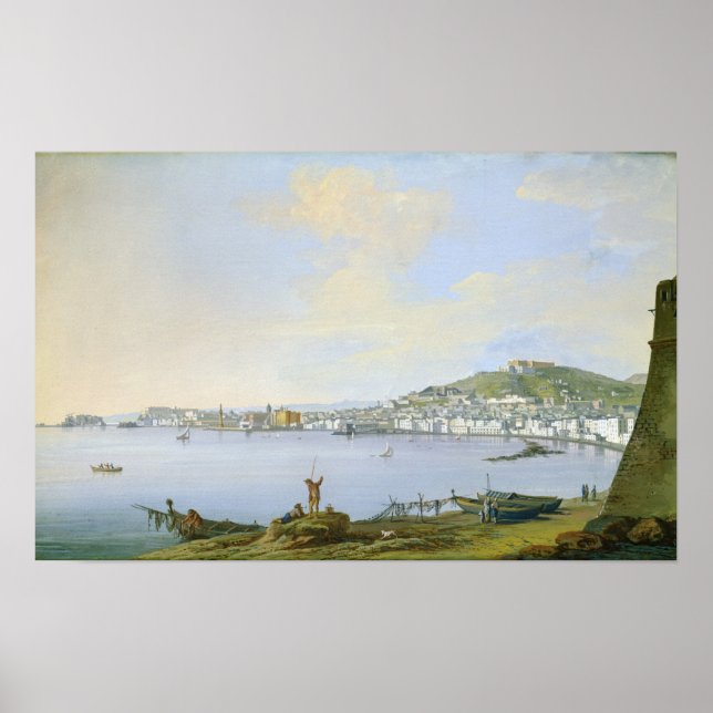 Affiche Vue de Naples (Devant)