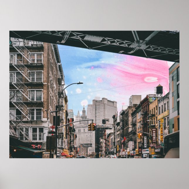 Affiche vue de rue (Devant)