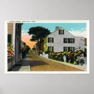 Affiche Vue de rue de coing