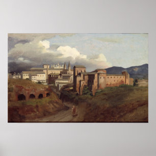 Affiche Vue de Saint John Lateran, Rome, 1822