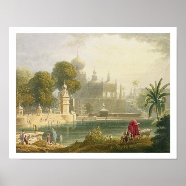 Affiche Vue de Sassoor dans la Deccan, du volume II de ' (Devant)