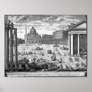 Affiche Vue de St Peter, Rome