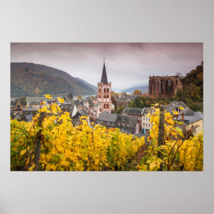 Affiche Vue de ville élevée  Allemagne