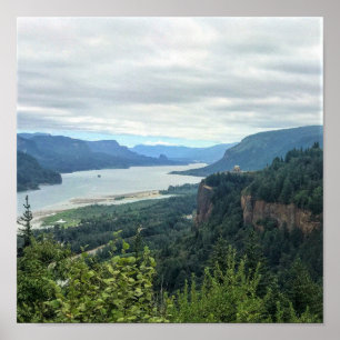 Affiche Vue de Vista House, Oregon