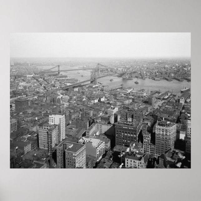 Affiche Vue d'ensemble de New York (Devant)