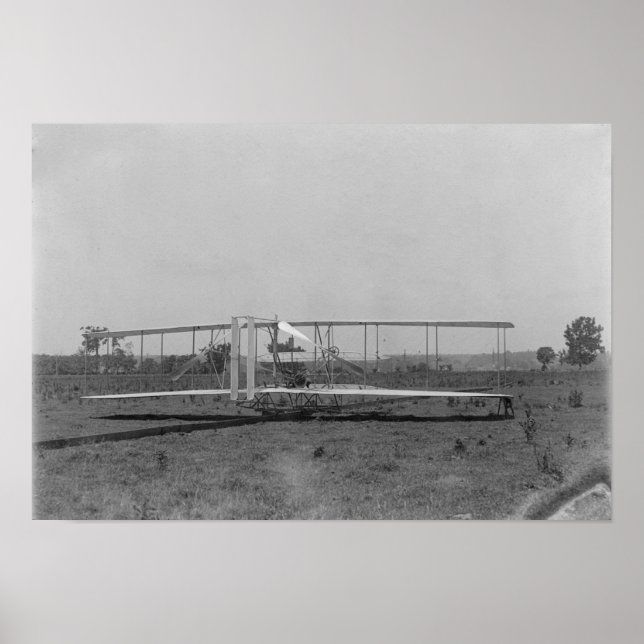 Affiche Vue d'ensemble du plan de Wright Brothers (Devant)