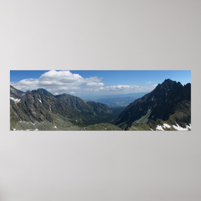 Affiche Vue depuis Koprowa Pass, Tatras (Devant)