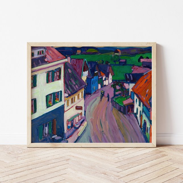 Affiche Vue depuis la fenêtre du Griesbrä u | Kandinsky (Créateur téléchargé)