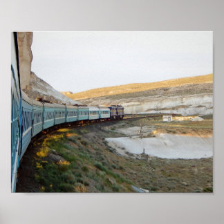 Affiche Vue depuis la fenêtre du train
