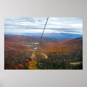 Affiche Vue depuis le mont Mansfield, dans le Vermont, en 