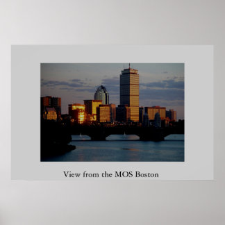 Affiche Vue depuis le MOS Boston