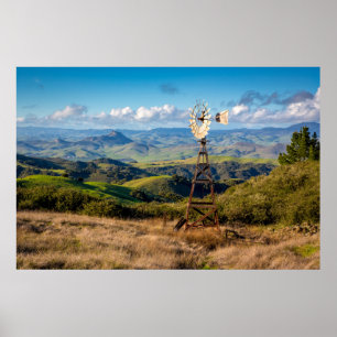 Affiche Vue depuis le sommet des montagnes